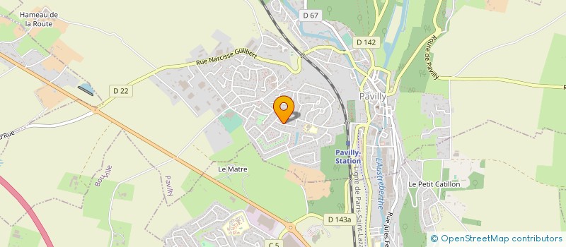 localisation de l'entreprise MADAME EMILIE LAPERT  PAVILLY