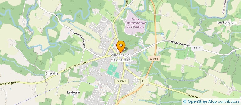 localisation de l'entreprise MADAME EMILIE LAPLAGNE  VILLENEUVE-DE-MARSAN