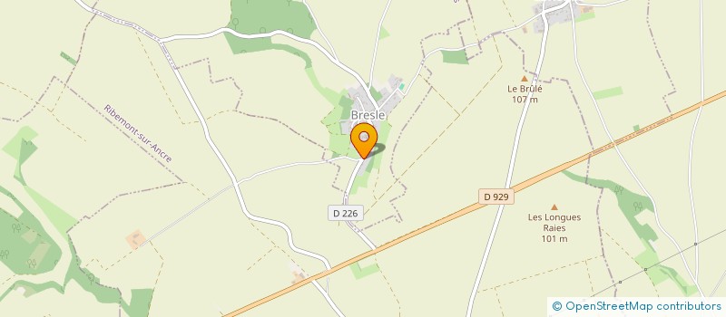 localisation de l'entreprise MADAME EMILIE LAQUEUE  BRESLE