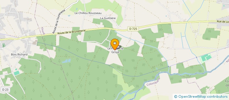 localisation de l'entreprise MADAME EMILIE LARGEAU à THURE