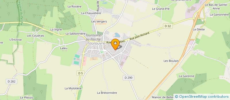 localisation de l'entreprise MADAME EMILIE LARGESSE à TOUROUVRE AU PERCHE
