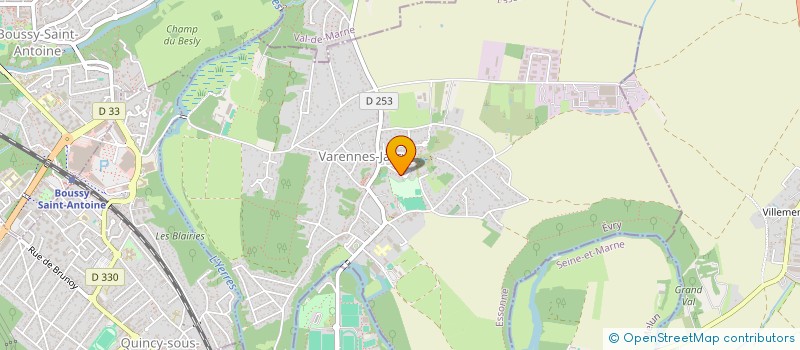 localisation de l'entreprise MADAME EMILIE LARONZE  VARENNES-JARCY