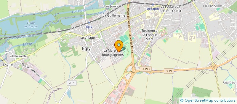 localisation de l'entreprise MADAME EMILIE LAROYE  EGLY