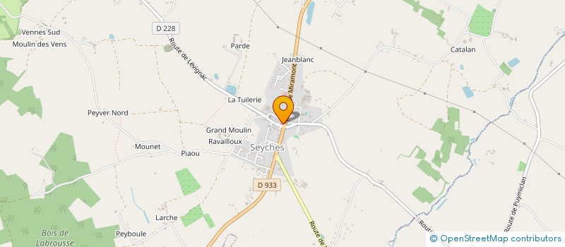 localisation de l'entreprise MADAME EMILIE LARQUEY à SEYCHES