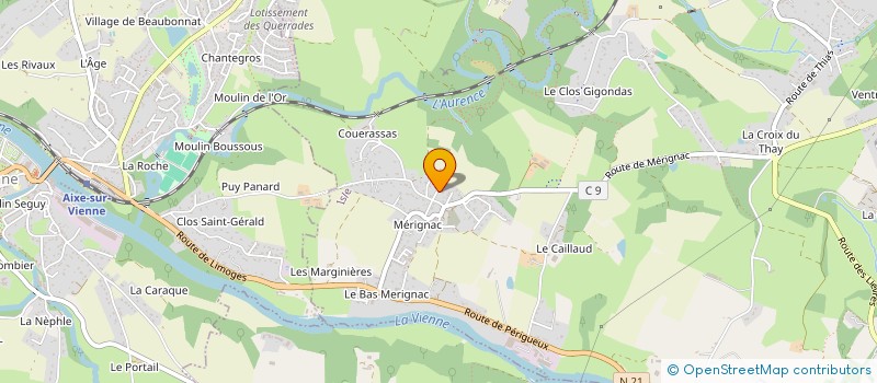 localisation de l'entreprise MADAME EMILIE LASBRAUNIAS  ISLE