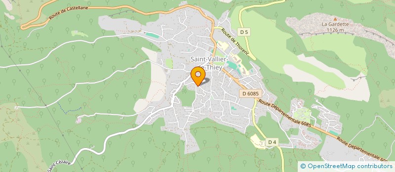 localisation de l'entreprise MADAME EMILIE LAUNAY à SAINT-VALLIER-DE-THIEY