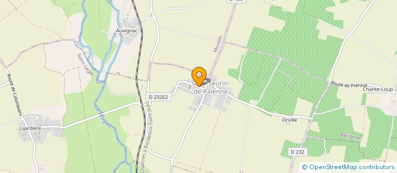 localisation de l'entreprise MADAME EMILIE LAURAINE  SAINT-SEURIN-DE-PALENNE