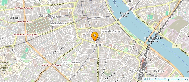 localisation de l'entreprise MADAME EMILIE LAURENT  BORDEAUX