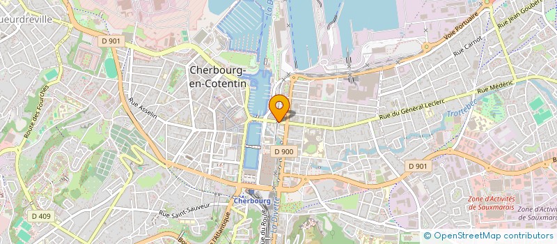 localisation de l'entreprise MADAME EMILIE LAURENT  CHERBOURG-EN-COTENTIN