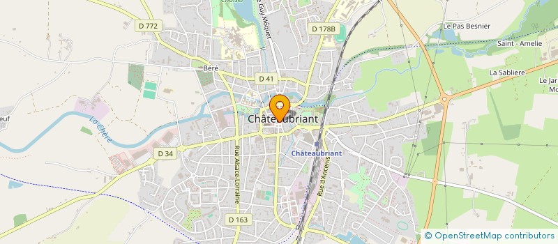 localisation de l'entreprise MADAME EMILIE LAURIER  CHATEAUBRIANT