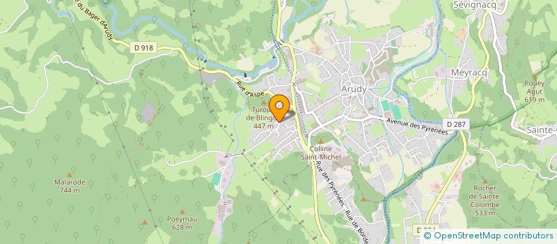 localisation de l'entreprise MADAME EMILIE LAUTIER  ARUDY