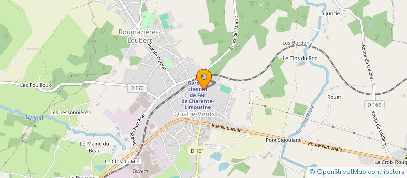 localisation de l'entreprise MADAME EMILIE LAVALLEE à TERRES-DE-HAUTE-CHARENTE