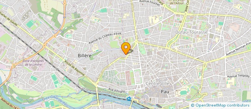 localisation de l'entreprise MADAME EMILIE LAVIE - CAMBOT à PAU