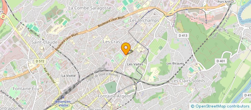 localisation de l'entreprise MADAME EMILIE LAZZAROTTO  BESANCON