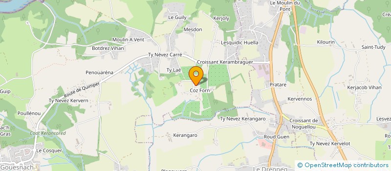 localisation de l'entreprise MADAME EMILIE LE BERRE  GOUESNACH