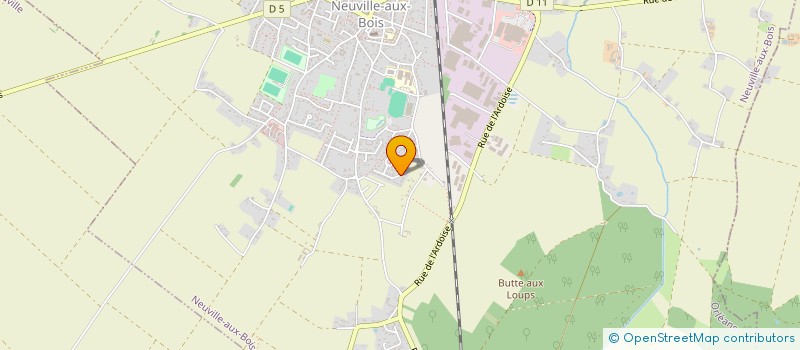 localisation de l'entreprise MADAME EMILIE LE BORGNE à NEUVILLE-AUX-BOIS