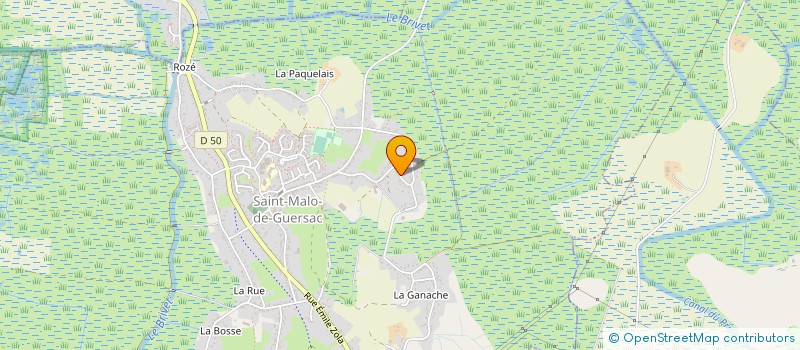 localisation de l'entreprise MADAME EMILIE LE BRAS  SAINT-MALO-DE-GUERSAC
