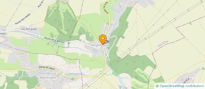 localisation de l'entreprise MADAME EMILIE LE CROM JOURDAIN  SERAINCOURT