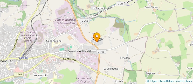 localisation de l'entreprise MADAME EMILIE LE FOLL à CARHAIX-PLOUGUER