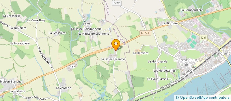 localisation de l'entreprise MADAME EMILIE LE GALL  MONTRELAIS