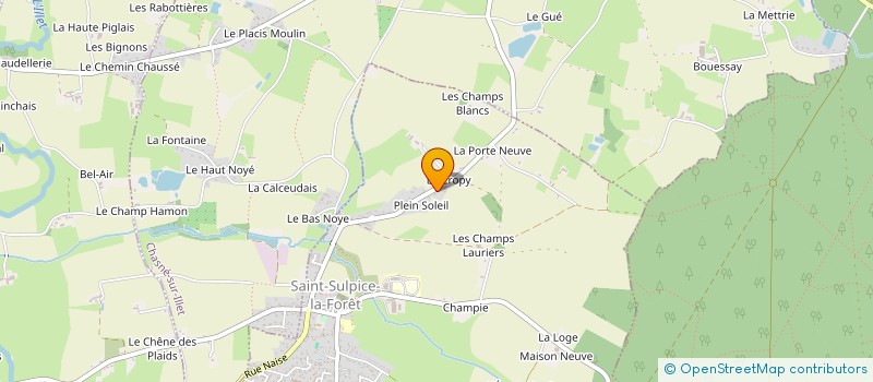 localisation de l'entreprise MADAME EMILIE LE PAN à SAINT-SULPICE-LA-FORET