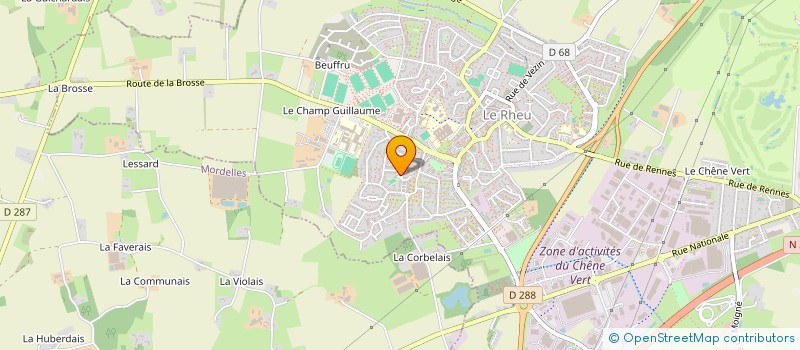 localisation de l'entreprise MADAME EMILIE LE TALLEC  LUITRE-DOMPIERRE