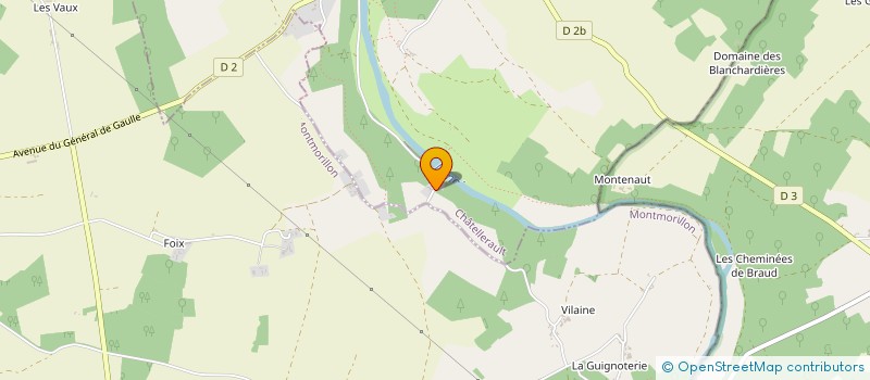 localisation de l'entreprise MADAME EMILIE LE TEXIER  ANGLES-SUR-L'ANGLIN