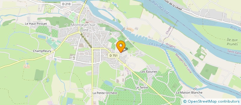 localisation de l'entreprise MADAME EMILIE LEBEAUPIN à MAUGES-SUR-LOIRE