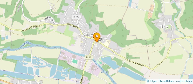 localisation de l'entreprise MADAME EMILIE LEBLANC à SOISSONS