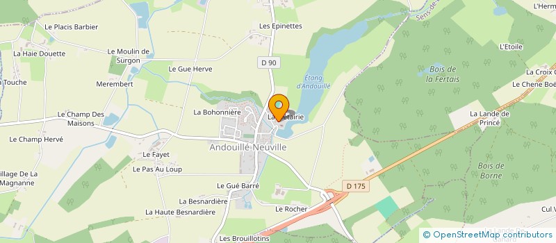 localisation de l'entreprise MADAME EMILIE LEBLONG  SAINT-AUBIN-D'AUBIGNE