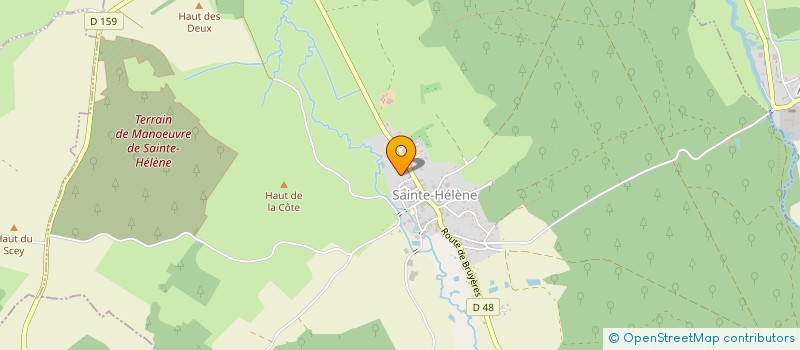 localisation de l'entreprise MADAME EMILIE LEBOEUF  SAINTE-HELENE