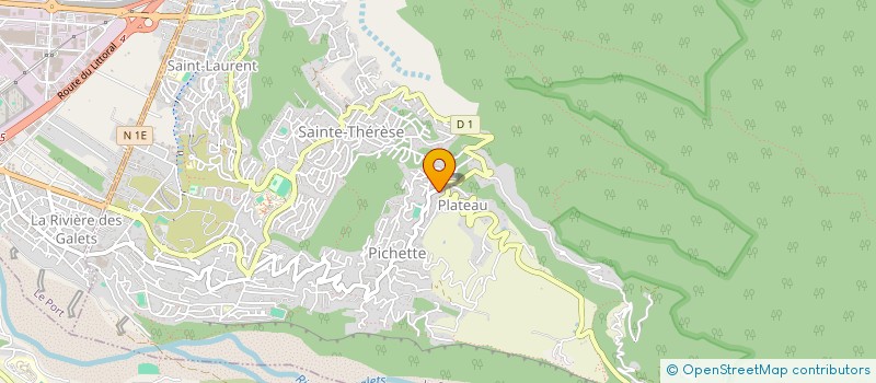 localisation de l'entreprise MADAME EMILIE LEBRETON à LA POSSESSION