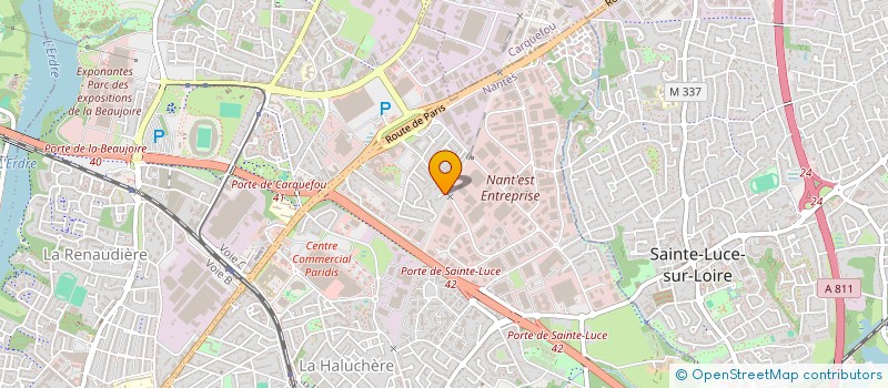 localisation de l'entreprise MADAME EMILIE LEBUGLE à NANTES