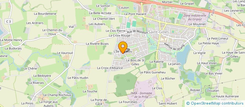 localisation de l'entreprise MADAME EMILIE LECERF  SAINT-GILLES