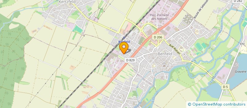 localisation de l'entreprise MADAME EMILIE LECLERC  BENFELD