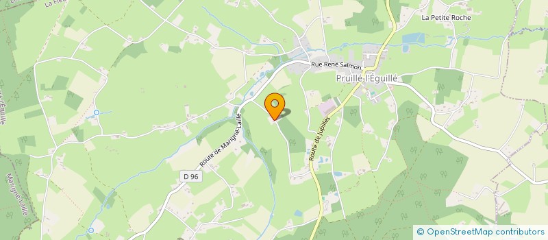 localisation de l'entreprise MADAME EMILIE LECLERCQ  PRUILLE-L'EGUILLE