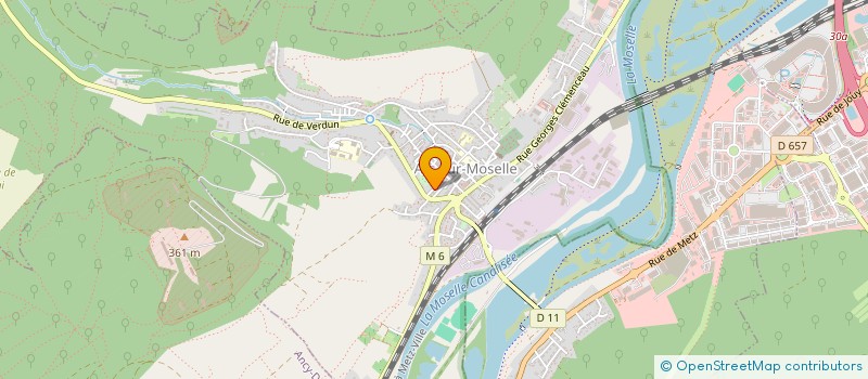 localisation de l'entreprise MADAME EMILIE LECOEUVRE à ARS-SUR-MOSELLE