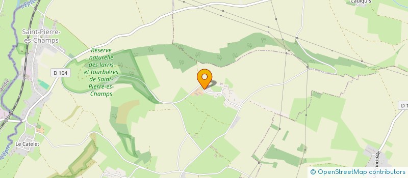 localisation de l'entreprise MADAME EMILIE LECONTE  SAINT-PIERRE-ES-CHAMPS