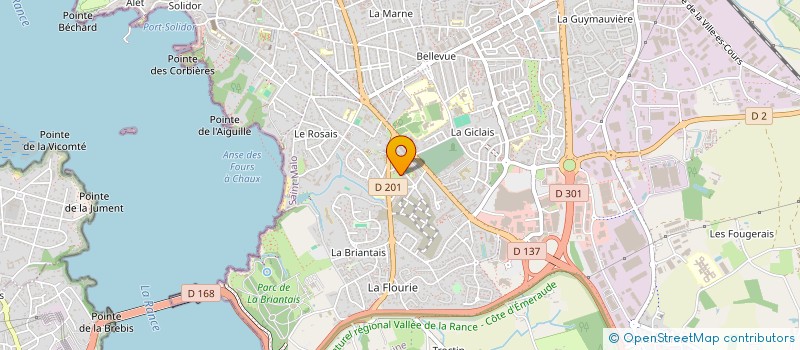 localisation de l'entreprise MADAME EMILIE LECOULANT  SAINT-MALO