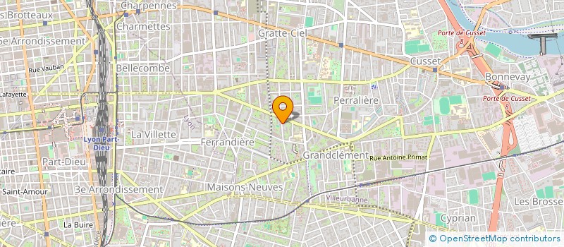 localisation de l'entreprise MADAME EMILIE LEDET à VILLEURBANNE
