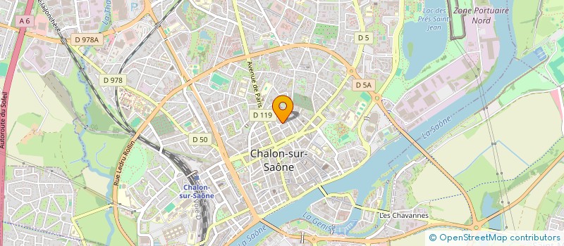 localisation de l'entreprise MADAME EMILIE LEDOUX  CHALON-SUR-SAONE