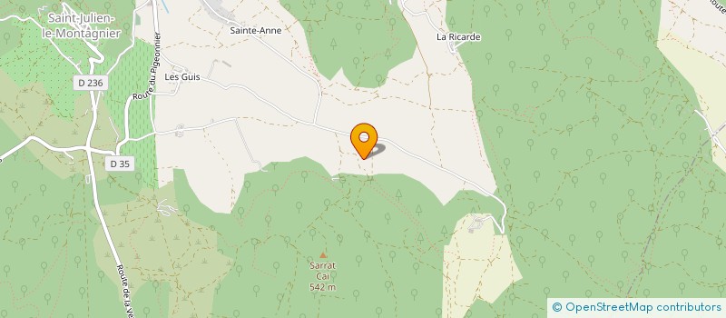 localisation de l'entreprise MADAME EMILIE LEFEBVRE à SAINT-JULIEN