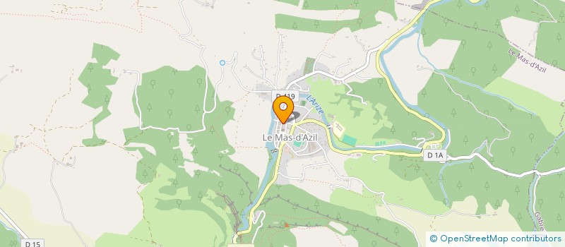 localisation de l'entreprise MADAME EMILIE LEFEBVRE à LE MAS-D'AZIL