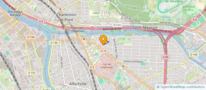 localisation de l'entreprise MADAME EMILIE LEFEBVRE  MAISONS-ALFORT