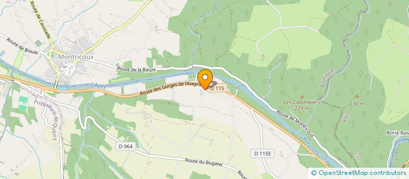 localisation de l'entreprise MADAME EMILIE LEFEBVRE  BRUNIQUEL