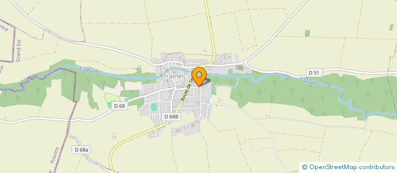 localisation de l'entreprise MADAME EMILIE LEFEVRE  TRAINEL