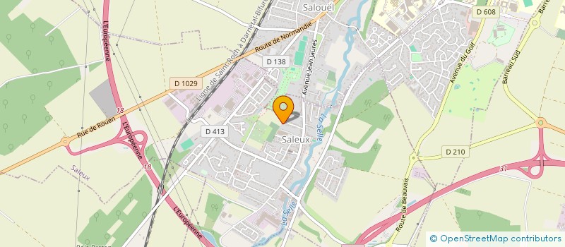 localisation de l'entreprise MADAME EMILIE LEGRAND  SALEUX