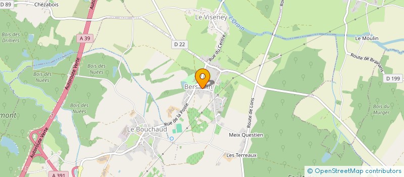 localisation de l'entreprise MADAME EMILIE LEGRET à BERSAILLIN