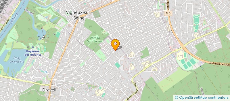 localisation de l'entreprise MADAME EMILIE LEGRIX  LES CLAYES-SOUS-BOIS