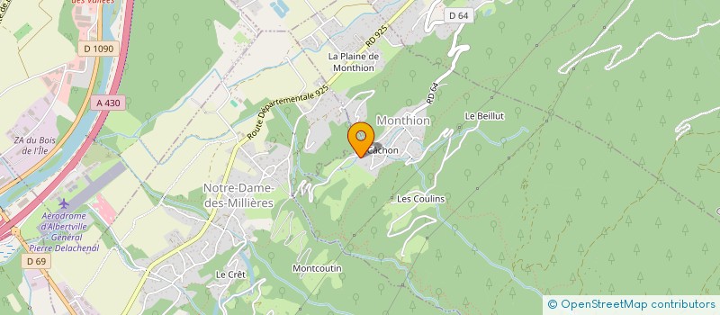 localisation de l'entreprise MADAME EMILIE LEGUET  MONTHION